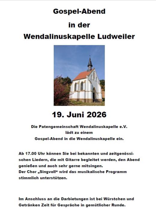 2026-05-05_ Gospel-Abend Wendalinuskapelle