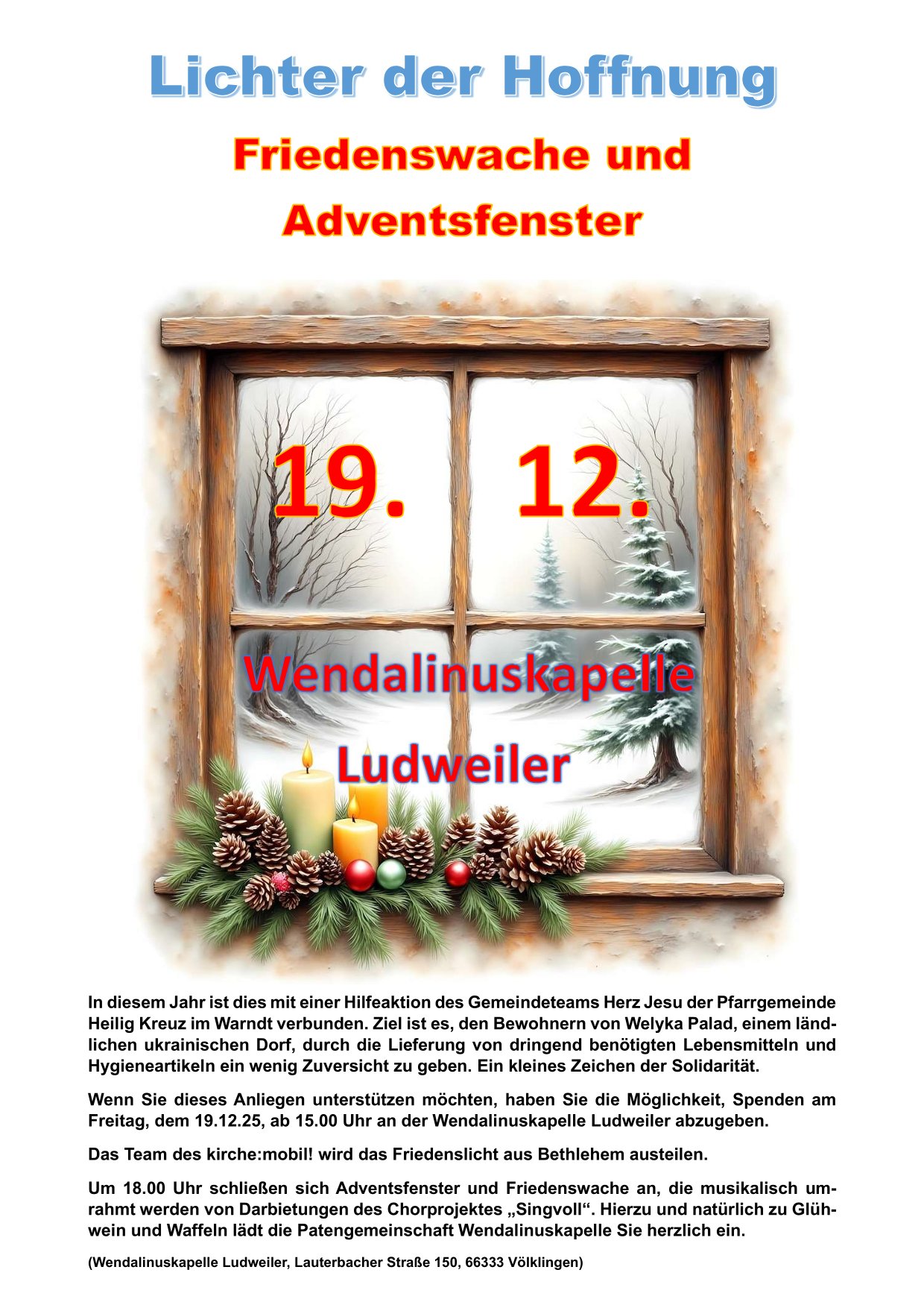 Hilfe für Welyka Palad-Adventsfenster-Friedenswache-2025-1