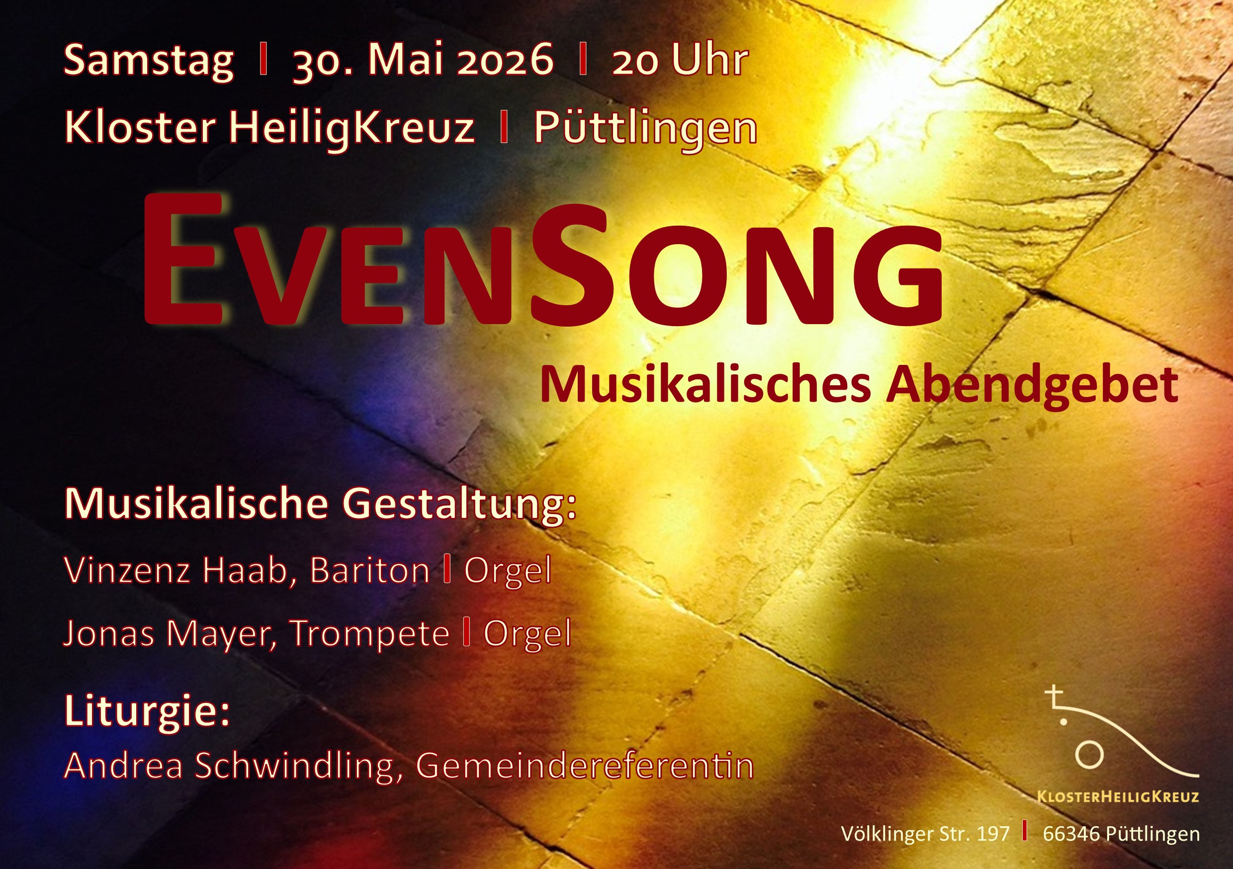 Plakat EvensongMai26