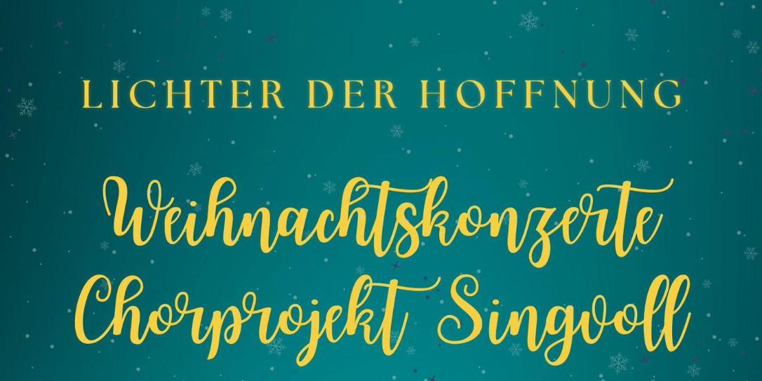 Plakat Lichter der Hoffnung 2